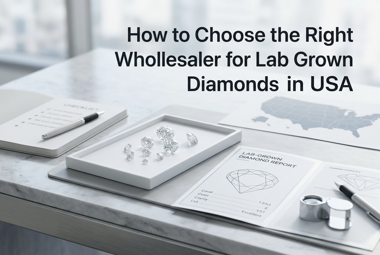 Choose the Right Wholesaler for Lab Grown Diamonds in USA