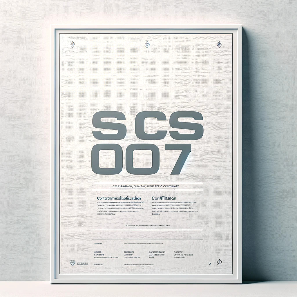 SCS-007 Certification