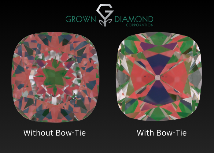 Bow Tie Effect in Lab Grown Diamonds